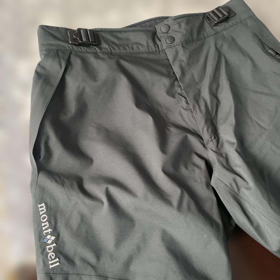 モンベル　パウダーステップパンツ メンズMサイズ 黒色