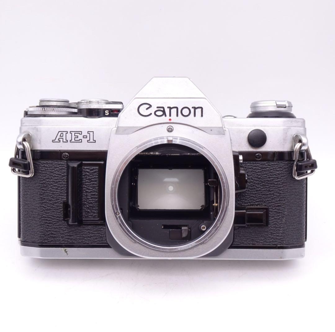 【動作確認済】 Canon AE-1 ボディ シルバー 一眼レフ フィルムカメラ
