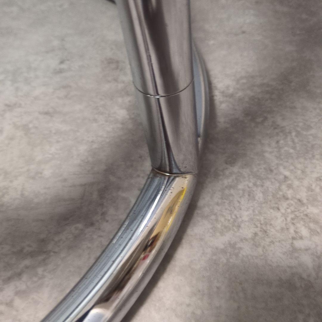 ラウンドテーブル 3段ガラス ミッドセンチュリー モダン スペースエイジスタイル