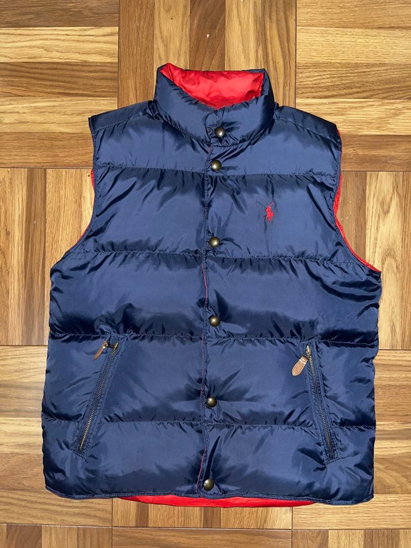 Polo by Ralph Laurenダウンベスト ネイビー・レッド