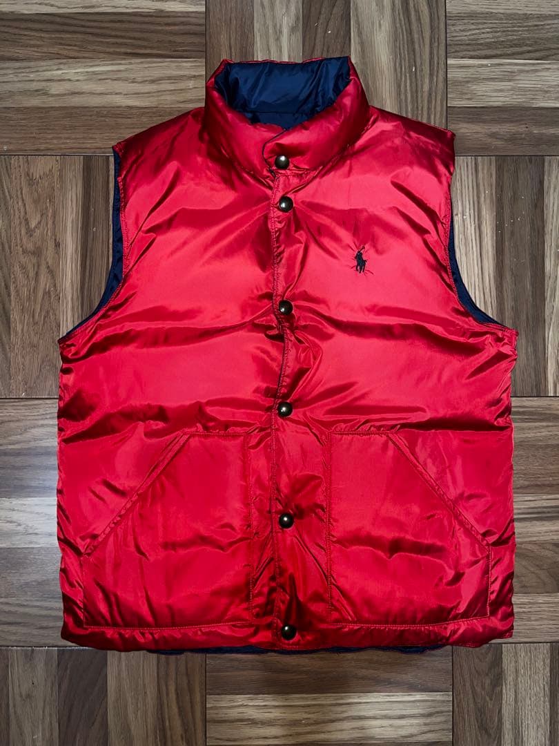 Polo by Ralph Laurenダウンベスト ネイビー・レッド