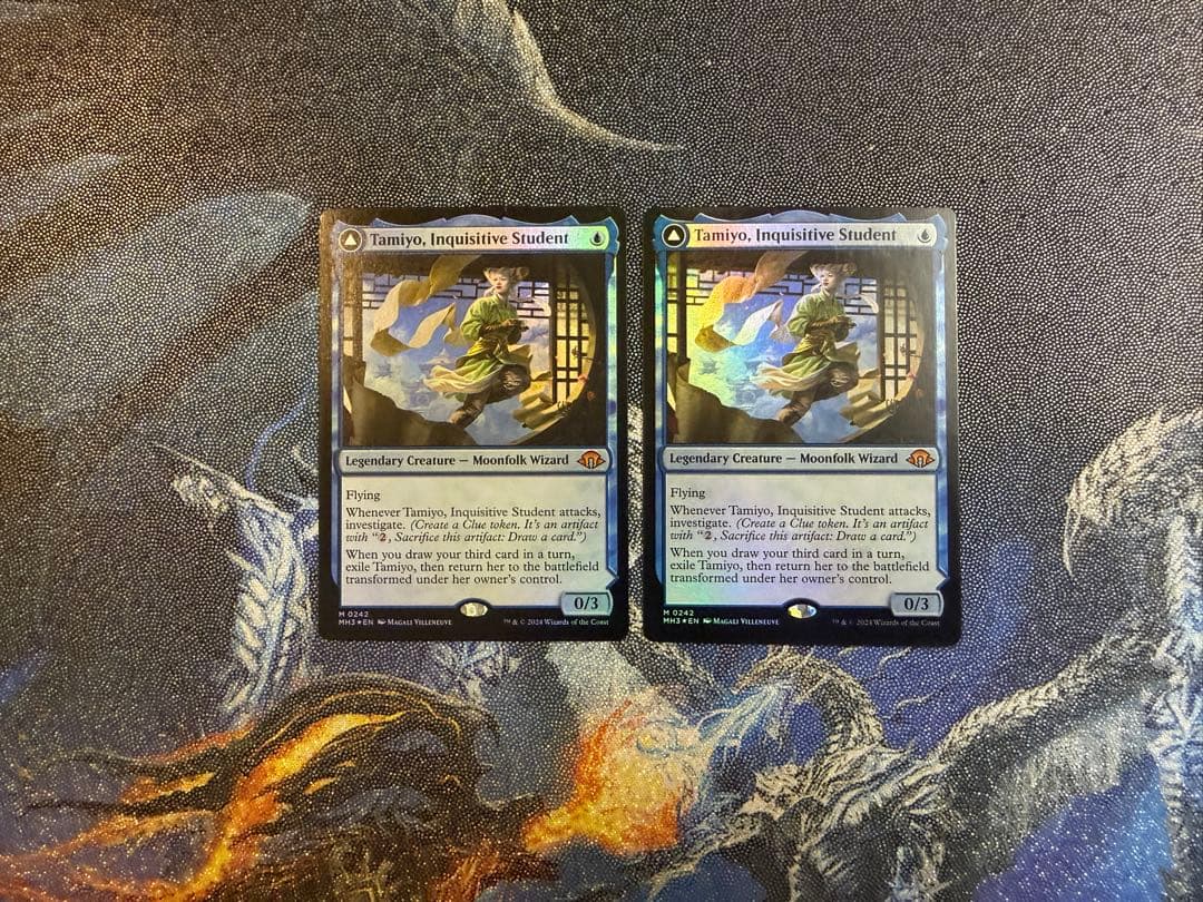 【最安値】MTG　MH3　知りたがりの学徒、タミヨウ　英語版　foil 2枚