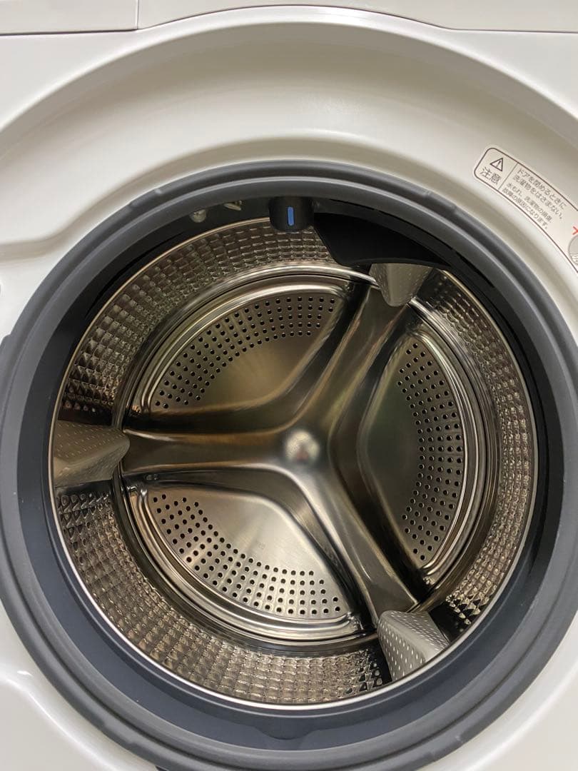 【美品】 12kg アクア AQUA ドラム洗濯機　AQW-DX12P-L