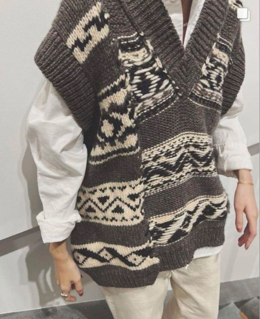 r*n様 【JANE SMITH/ジェーンスミス】3G カナディアン Vネックニ