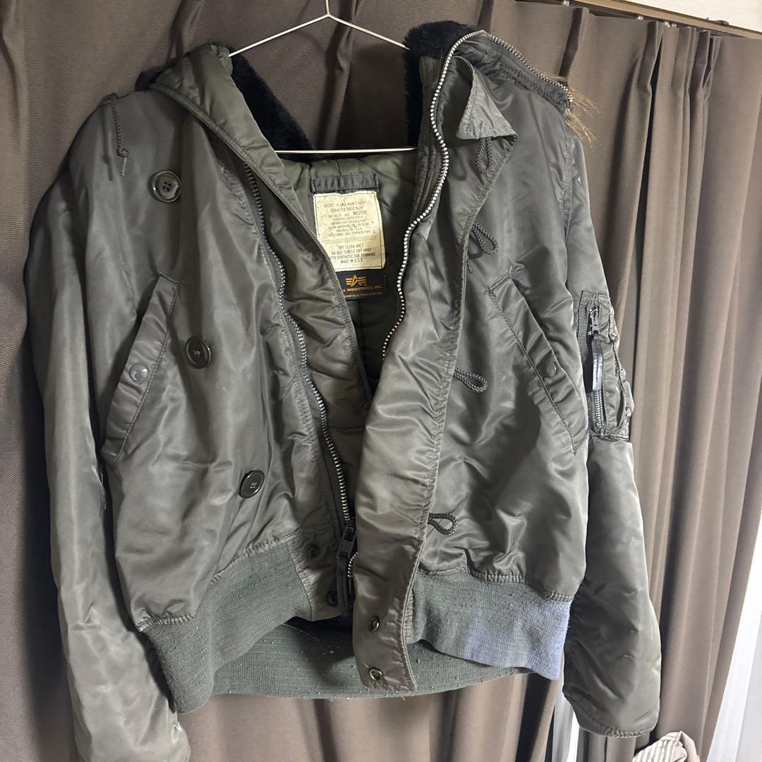 90s n-2bジャケット　ALPHA