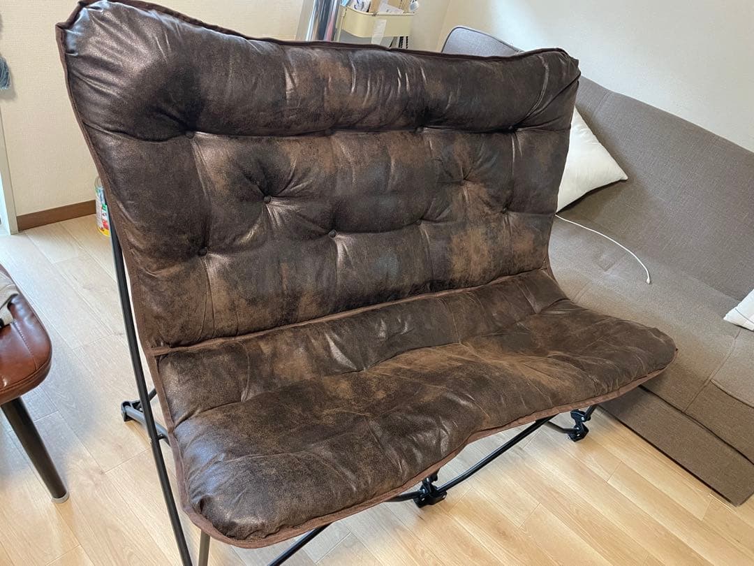 ニトリ アウトドアチェア 2人用 洗える＆はっ水