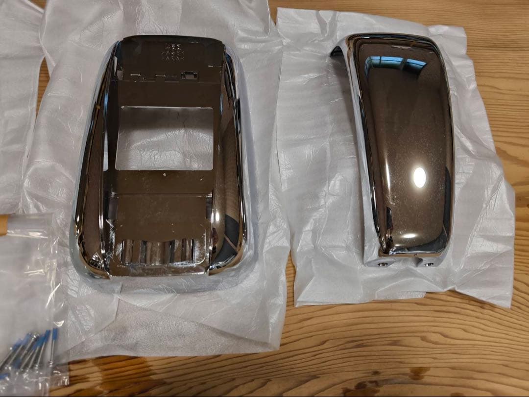 キャンター 純正 メッキ ミラーカバー 左右 新品【未使用】