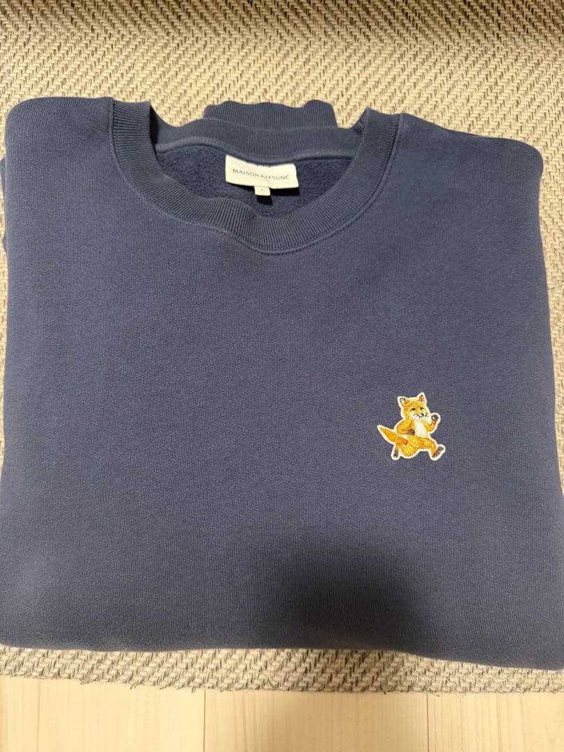 Maison Kitsune メンズスェット　ネイビー