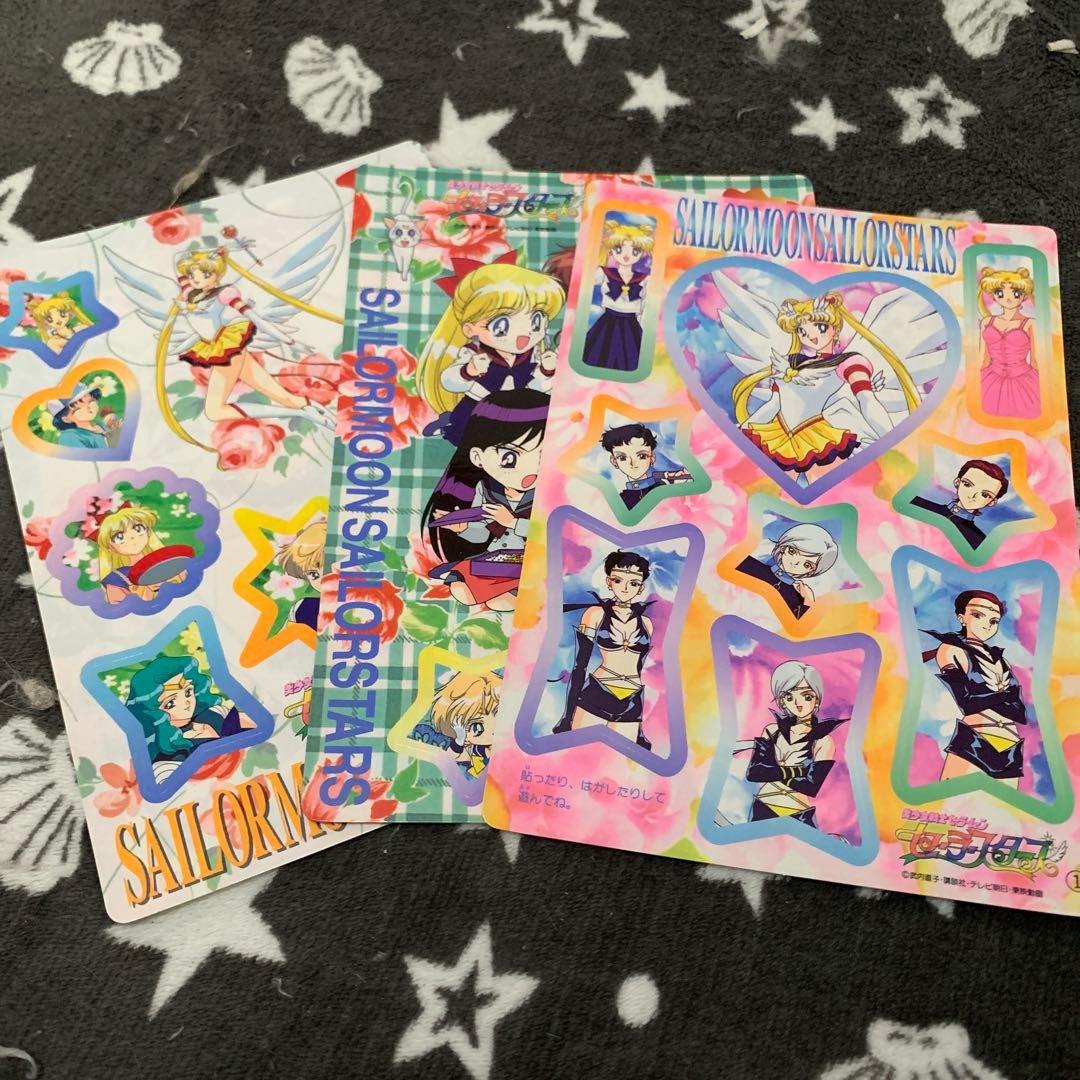ジャンボカードダス　シール　ステッカー　セーラームーン　セーラースターズ