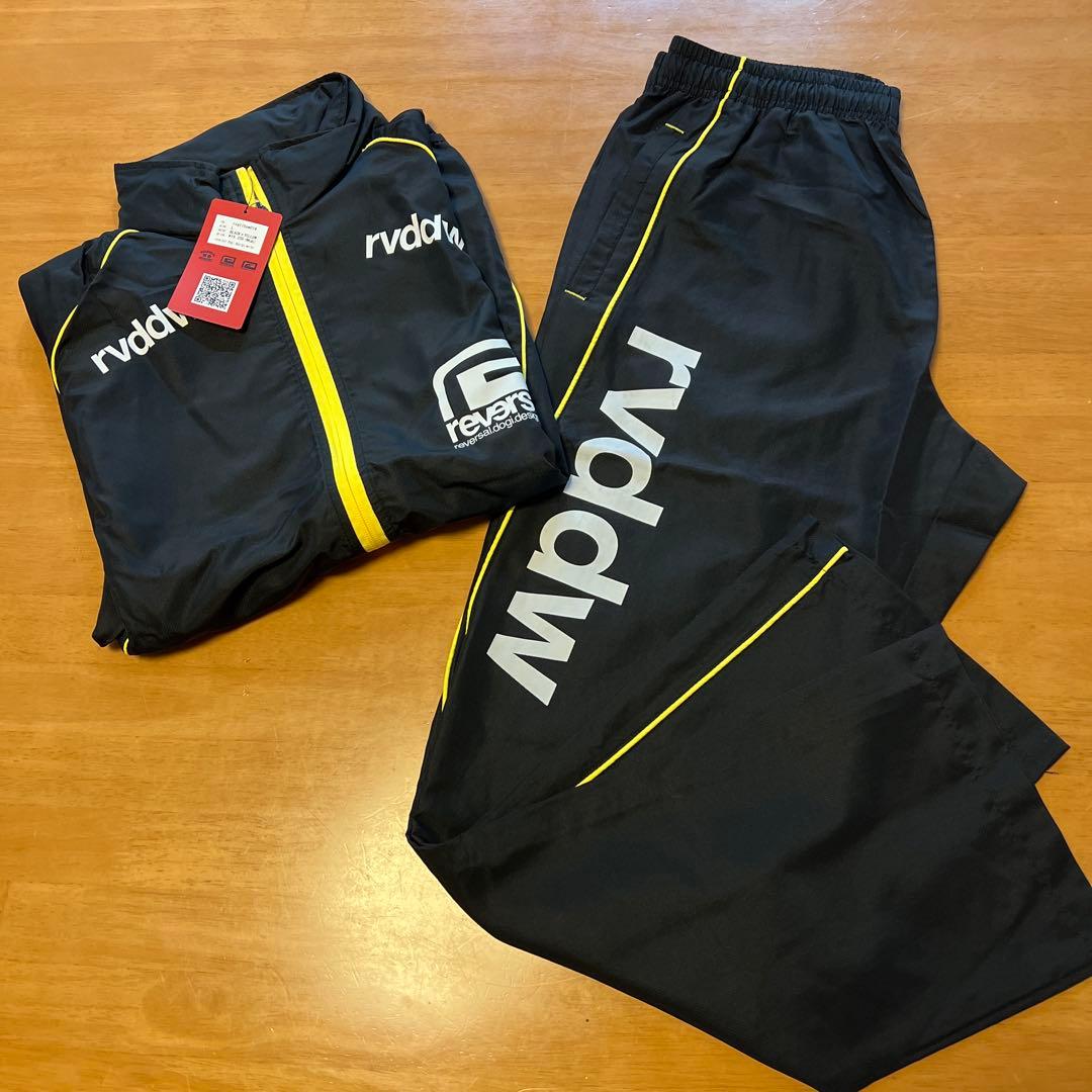 reversal ウォームアップウェアセット 黒/黄色新品未使用