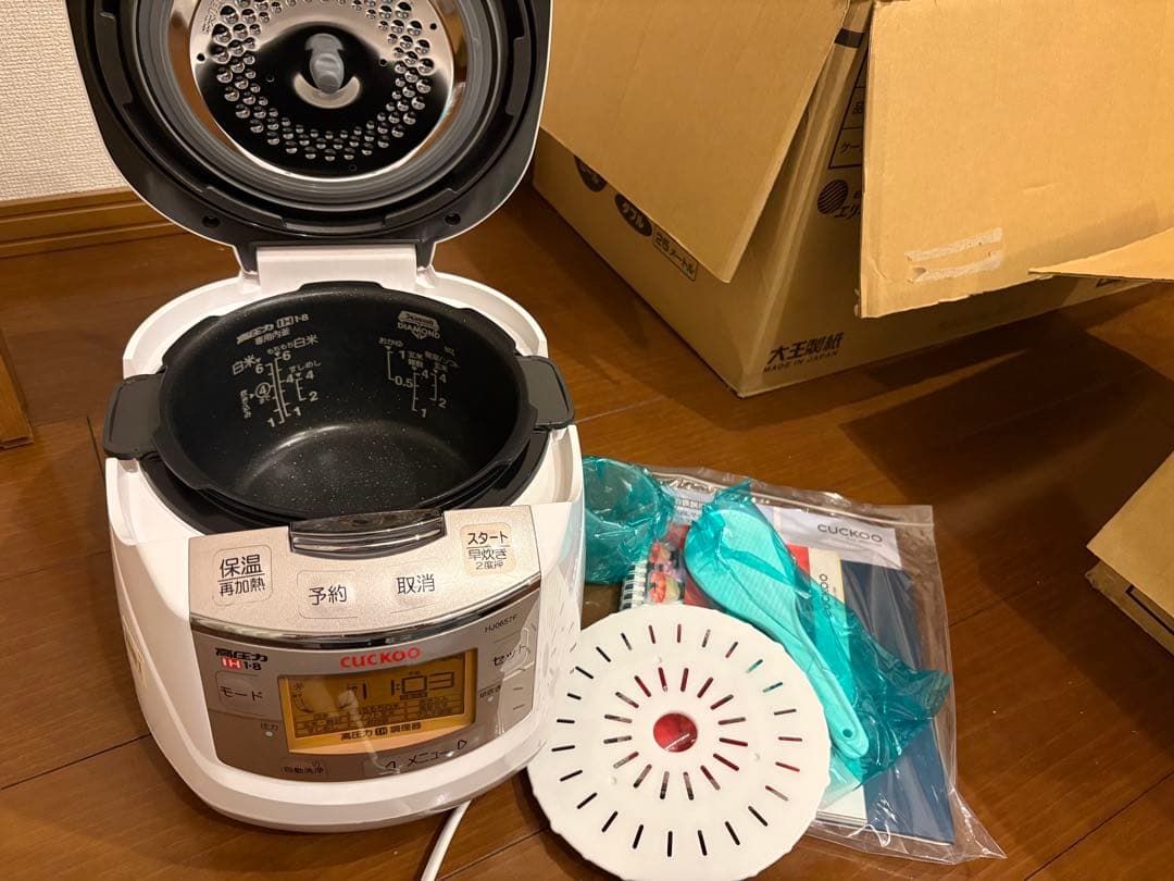 ★CUCKOO 圧力名人 IH炊飯器 CRP-HJ0657F 6合炊き