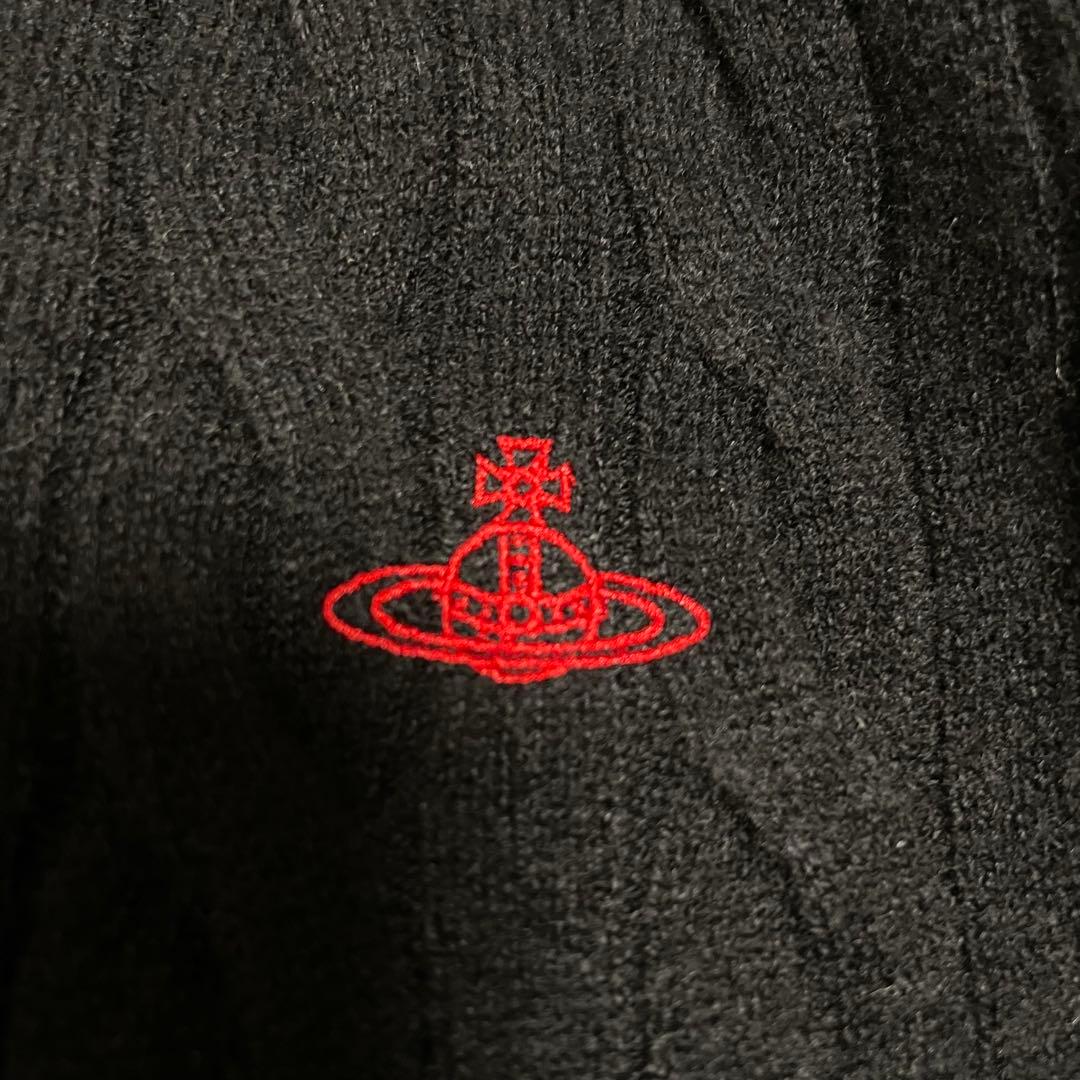 未使用級　ヴィヴィアンウエストウッド　表記40 ケーブルニットクルーカーディガン