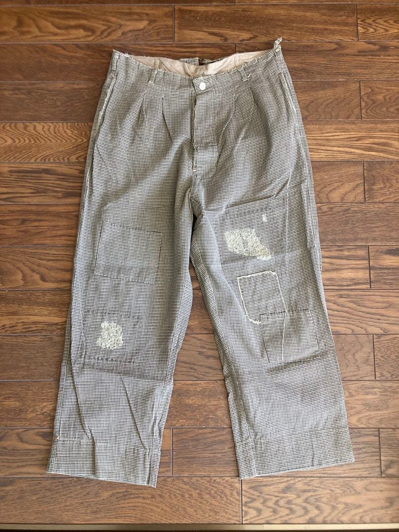 Magnolia Pearl.マグノリアパール/チェック柄 パッチワーク パンツ