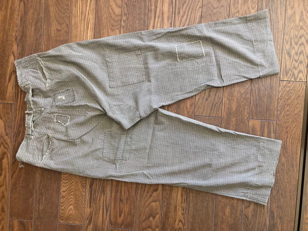 Magnolia Pearl.マグノリアパール/チェック柄 パッチワーク パンツ