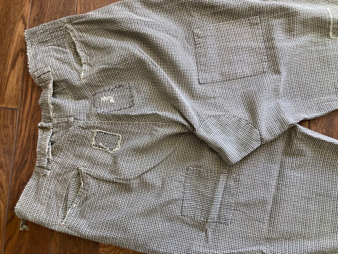 Magnolia Pearl.マグノリアパール/チェック柄 パッチワーク パンツ