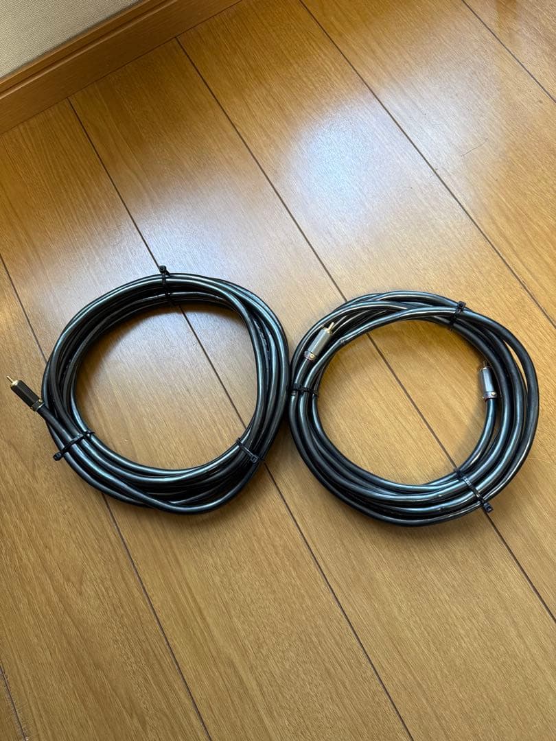 オーディオテクニカ　レグザット　RCAケーブル　5メートル　左右セット　値下げ可