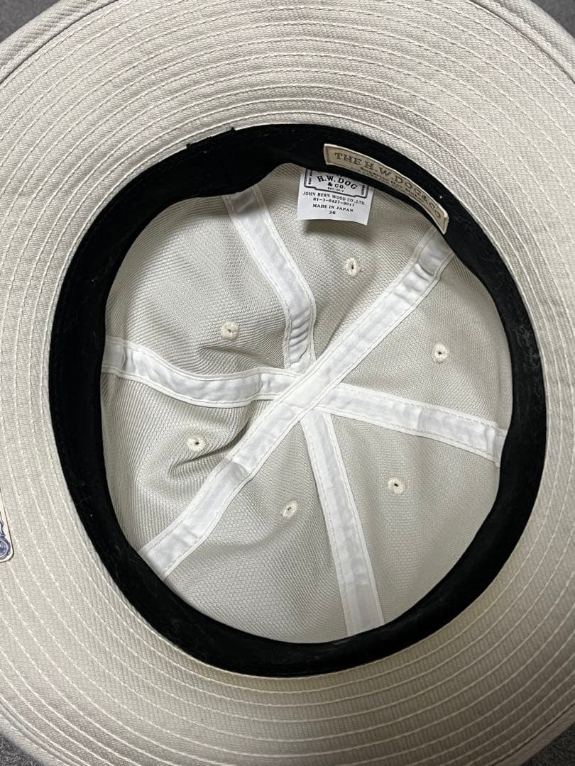 THE H.W DOG&CO. FATIGUE HATホワイト 36