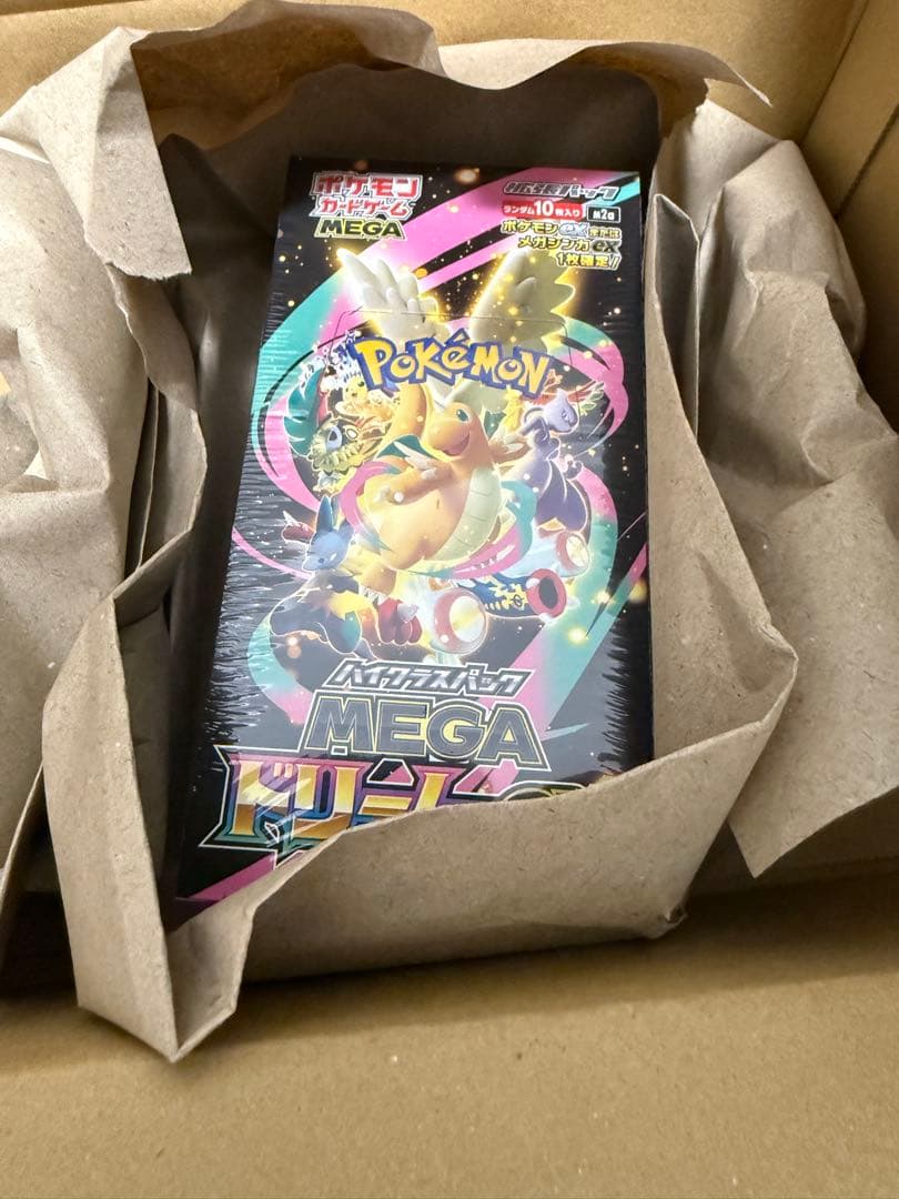 MEGAドリームex ハイクラスパック　box シュリンク付　ポケカ