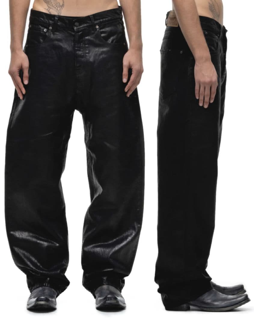 NO/FAITH STUDIOS レザーコーティングデニム