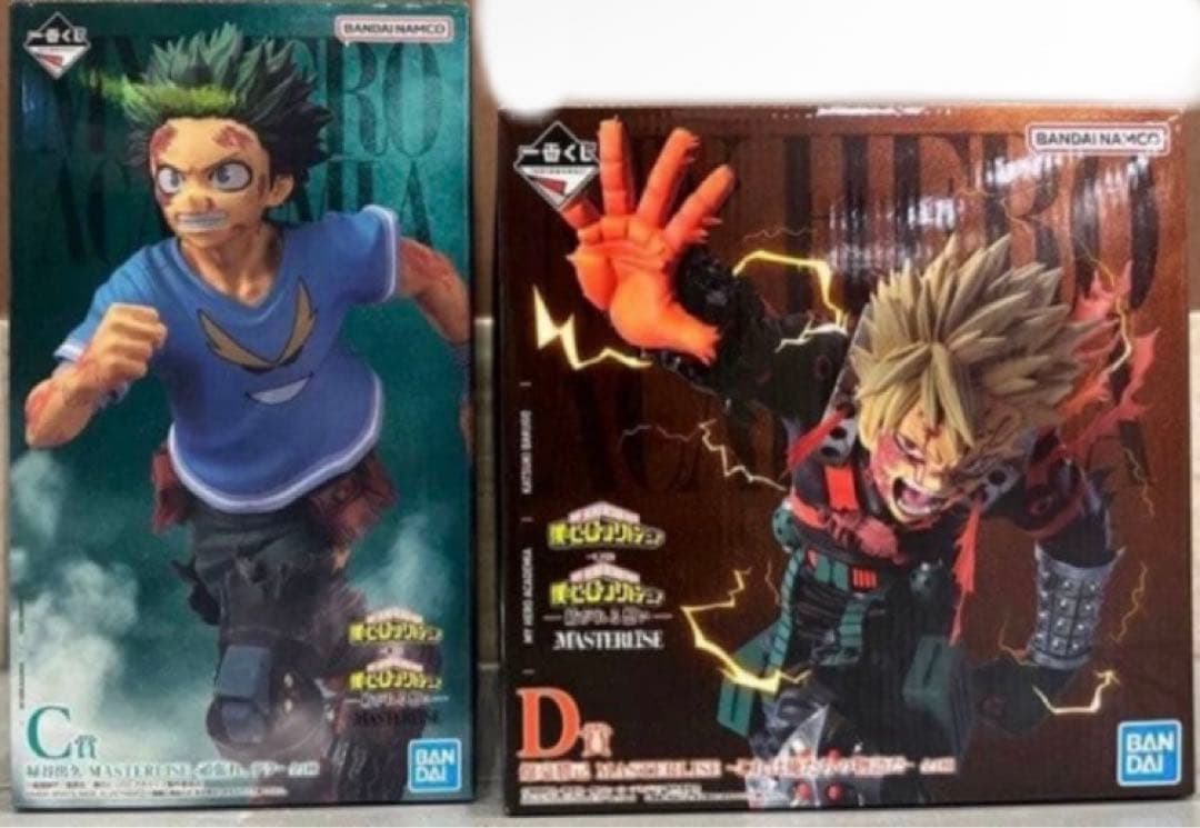 一番くじ 僕のヒーローアカデミア C賞 緑谷出久 D賞 爆豪勝己 F賞付き