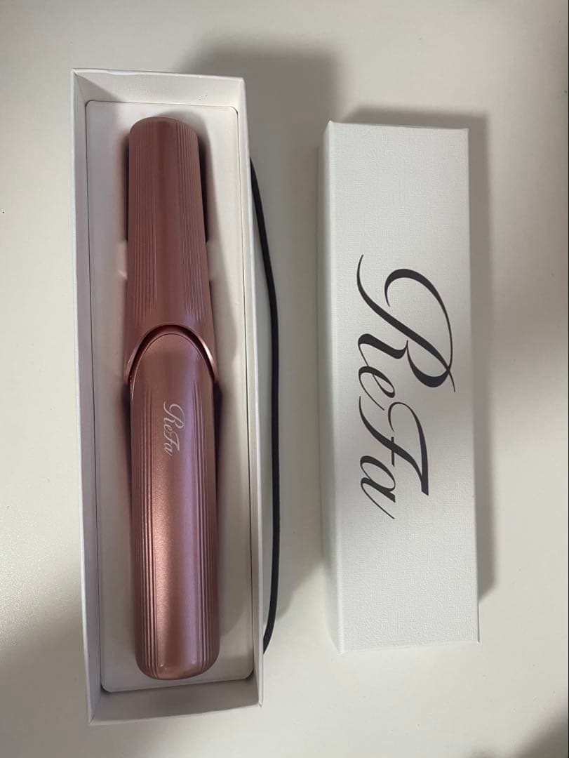 【箱付き】リファ ReFa フィンガーアイロン コードレス ピンク