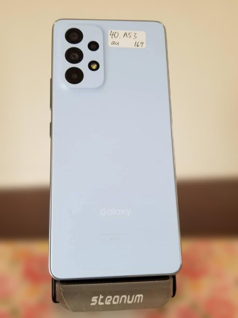 040 美品 au Galaxy A53 5G SIMフリー◆128GB◆6GB