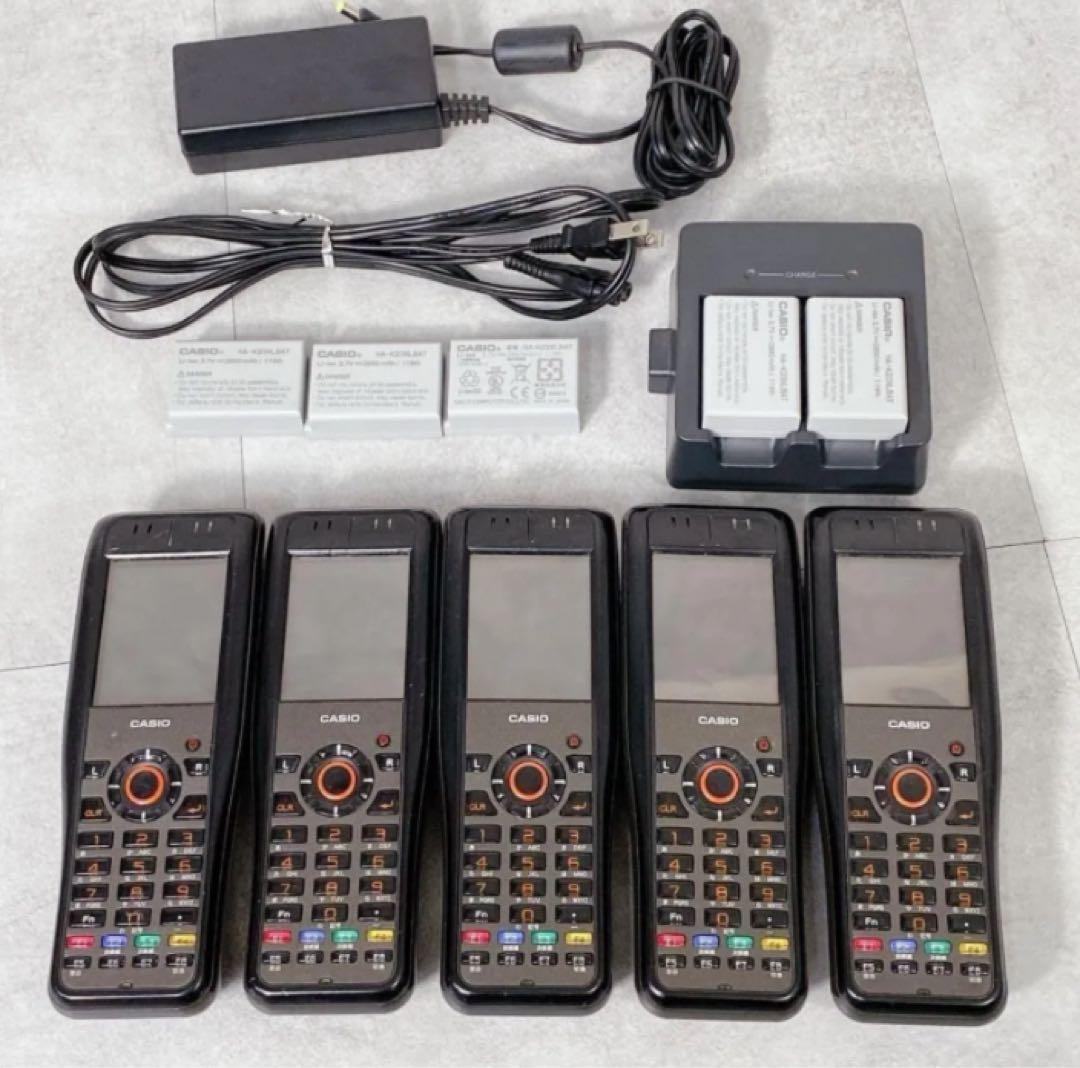 W317 CASIO DT-X8-10J バーコードリーダー 5台 セット