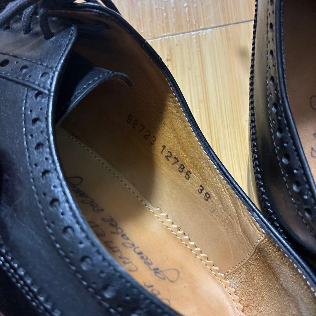 【美品】 ジャランスリワヤ ビジネス ストレートチップ 12785 39