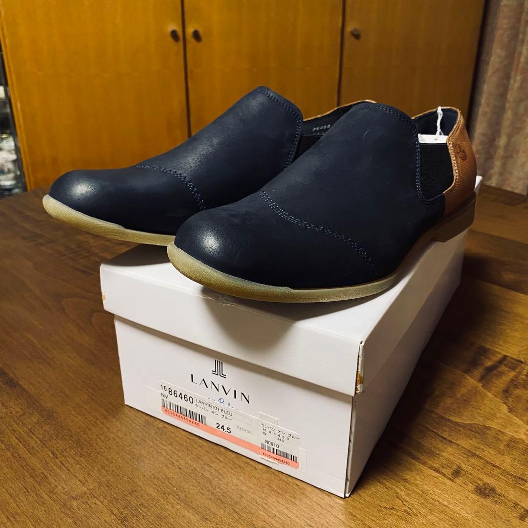 【LANVIN】LANVIN en Bleu スリッポンシューズ