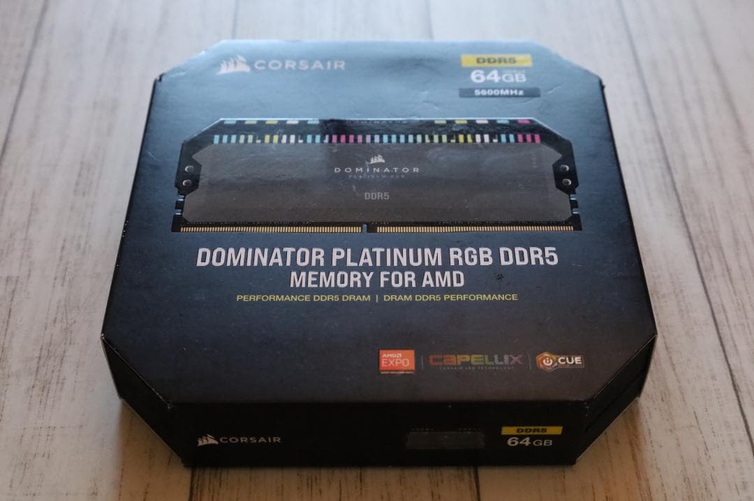 メモリー CORSAIR DOMINATOR PLATINUM RGB DDR5 64GB
