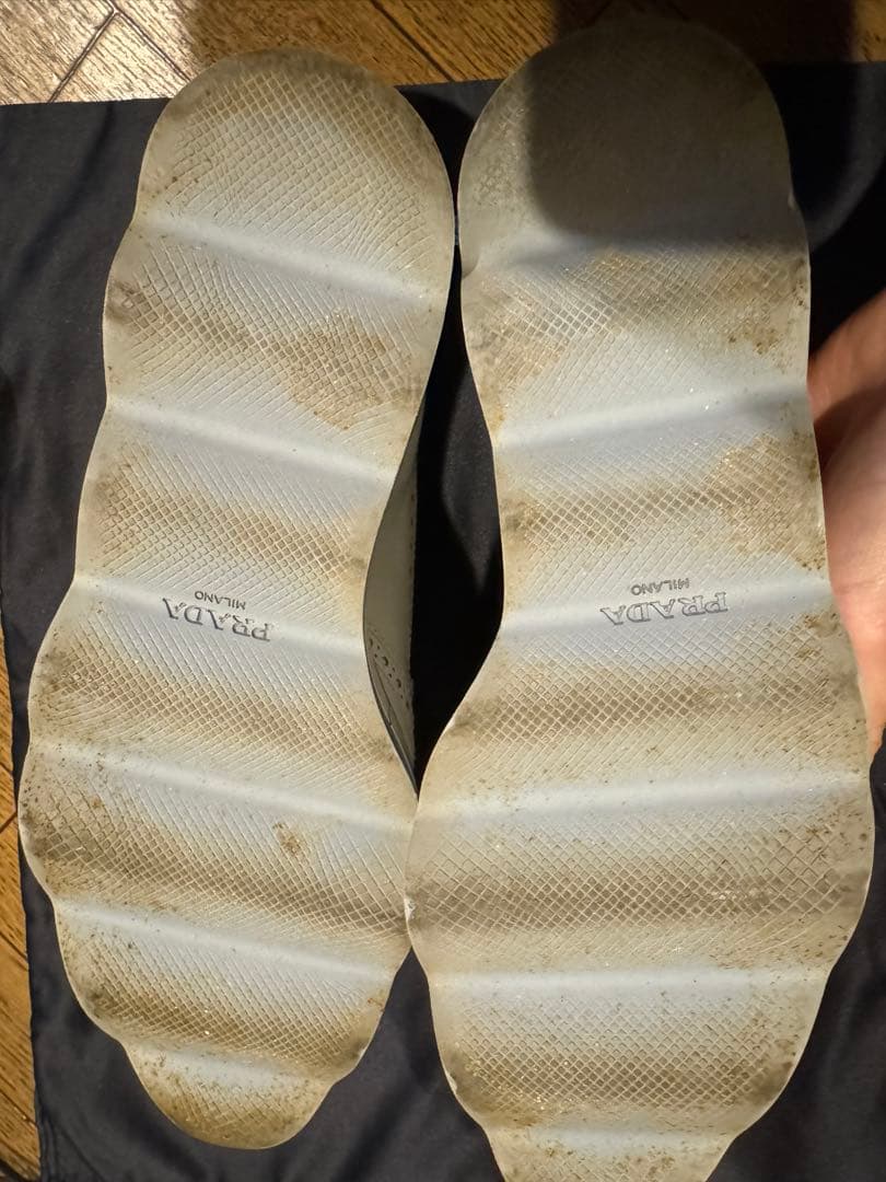 PRADA プラダ　ウィングチップ　エナメル　シューズ　35