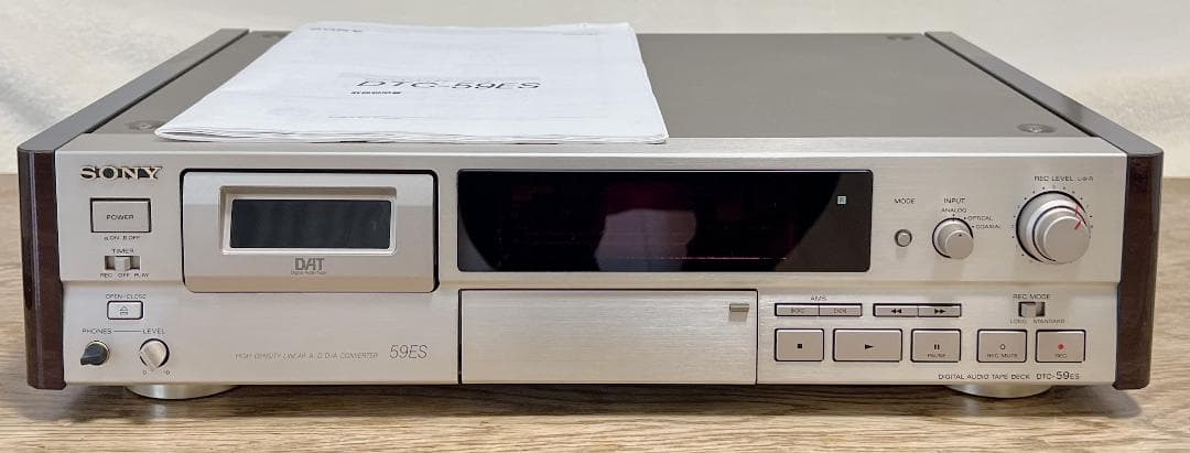 ★SONY DTC-59ES★DATデッキ ジャンク品★取扱説明書付