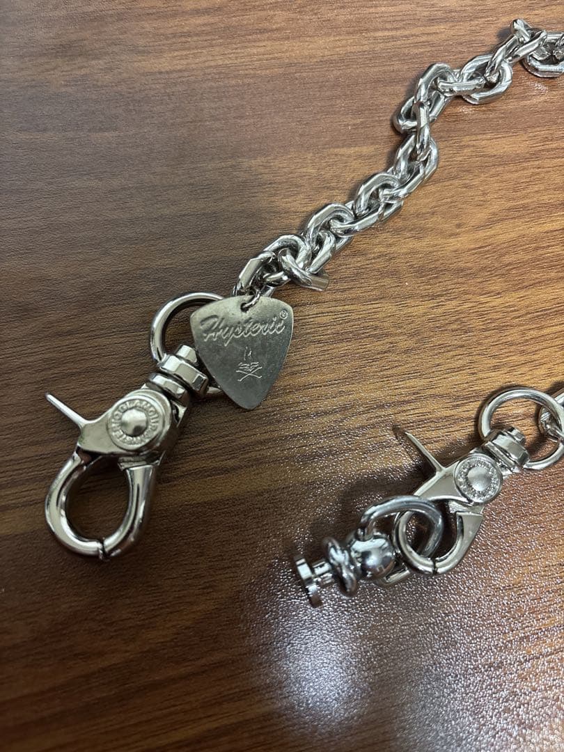 【Hysteric Glamour ウォレットチェーン】シルバー