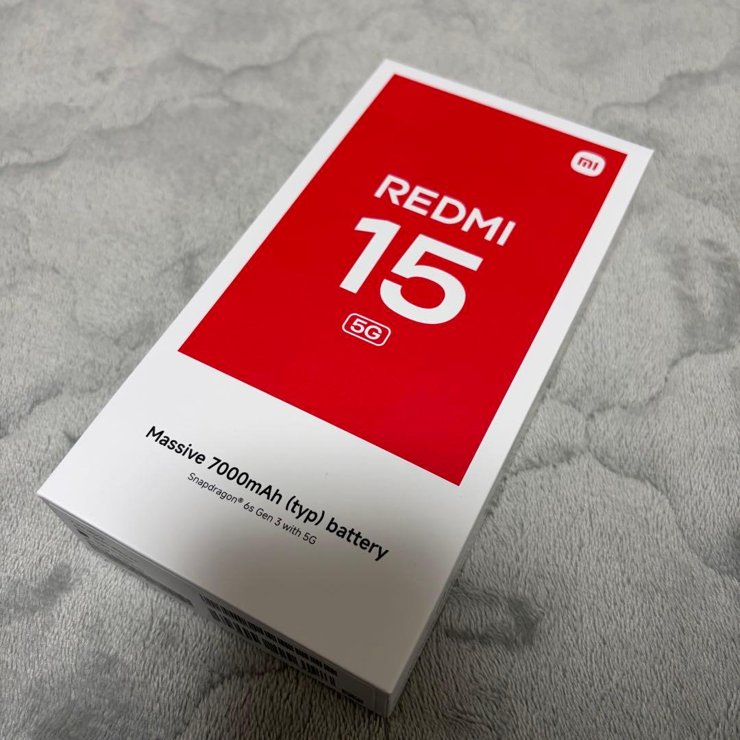 Redmi 15 5G ミッドナイトブラック