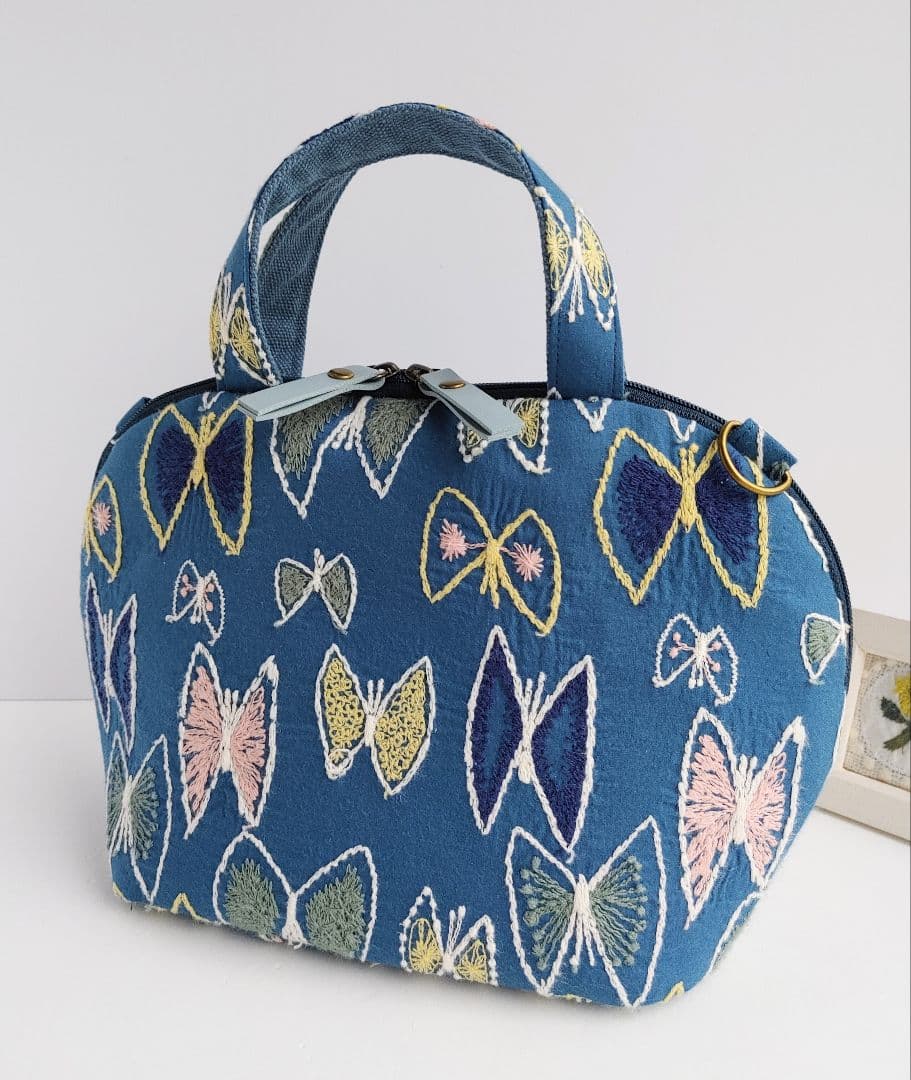 1点のみ ミナペルホネン レア スカイフラワー ミニサイズバッグ