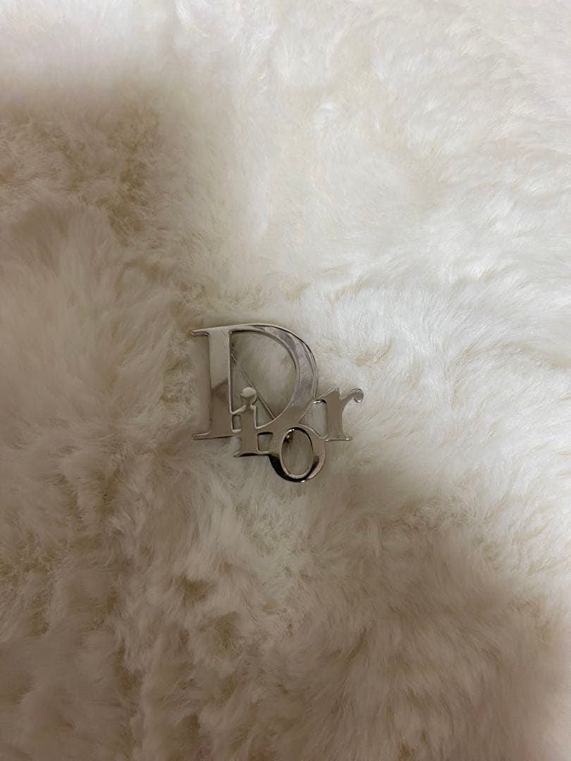 Dior シルバー ロゴ　ブローチ　ディオール