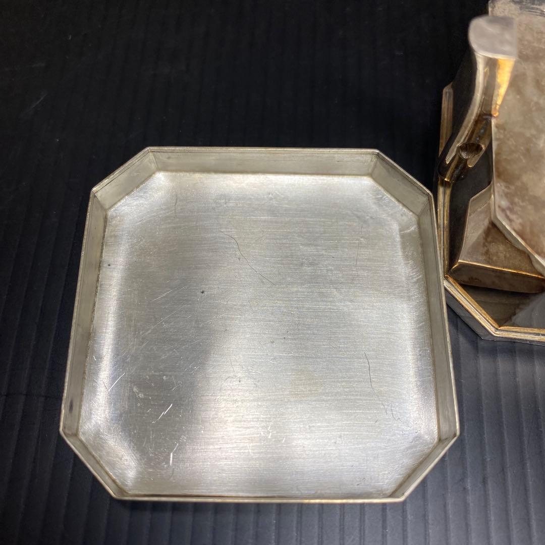 純銀　四足　彫金　ボンボニエール　102g 東さ8-0208☆2F