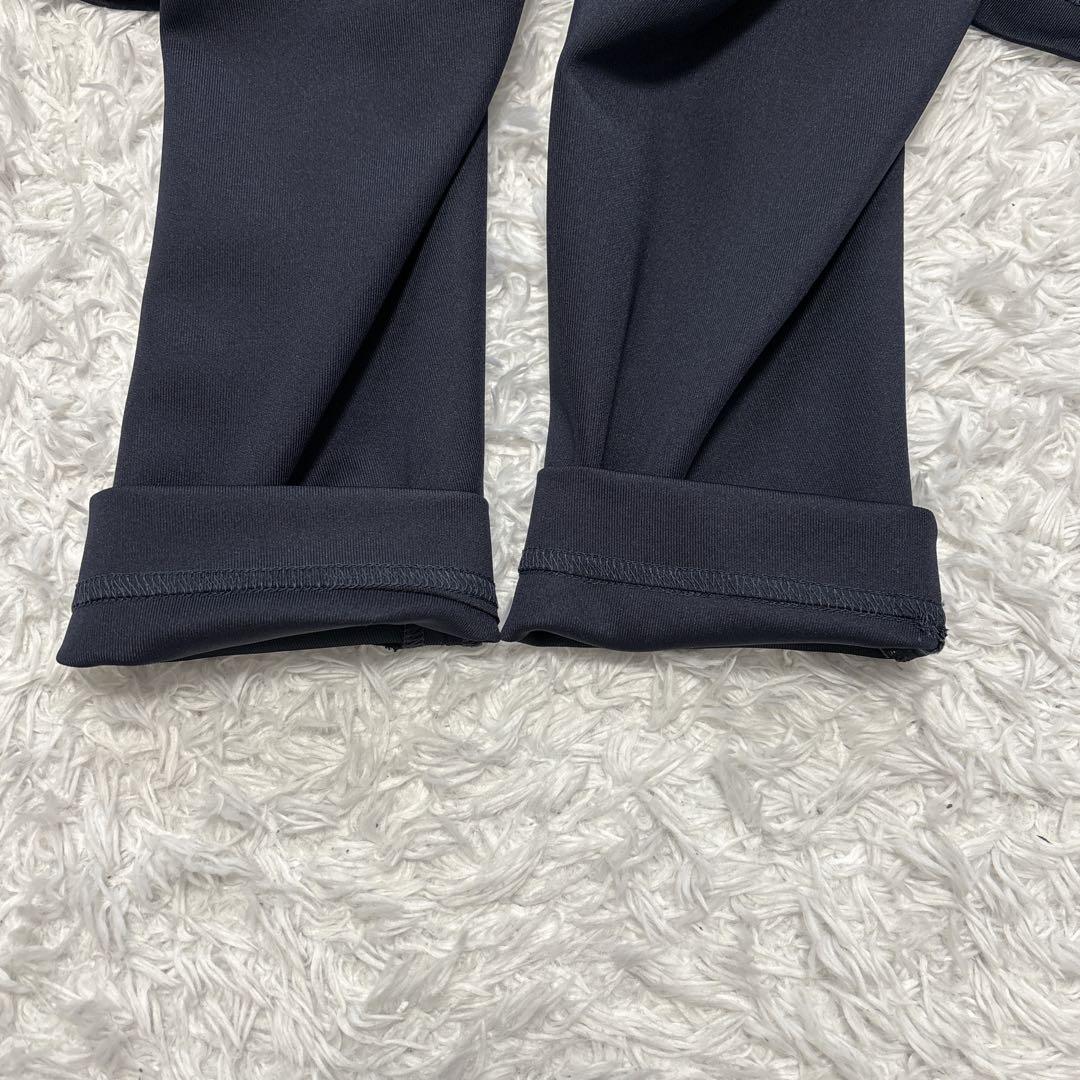 【CELFORD】セルフォード パフスリーブ Vネック フレアワンピース 濃紺