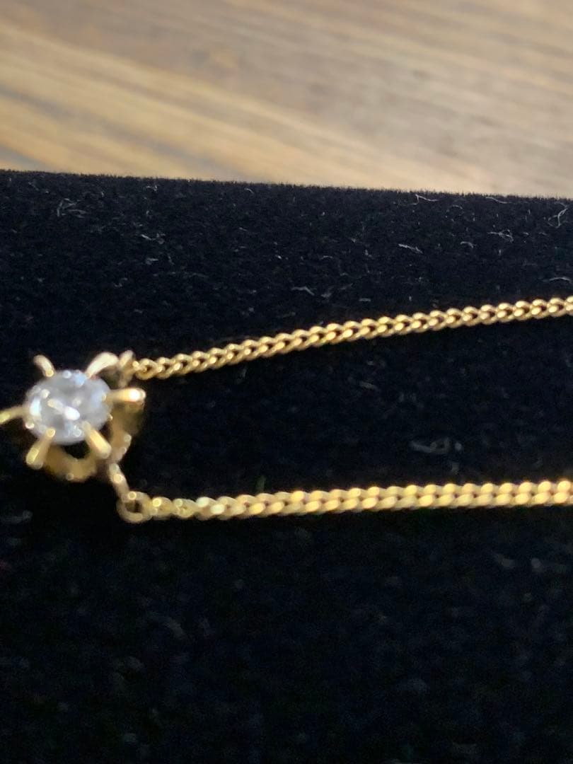 coco です　k18 ダイヤモンドネックレス0.22 18金のネックレス