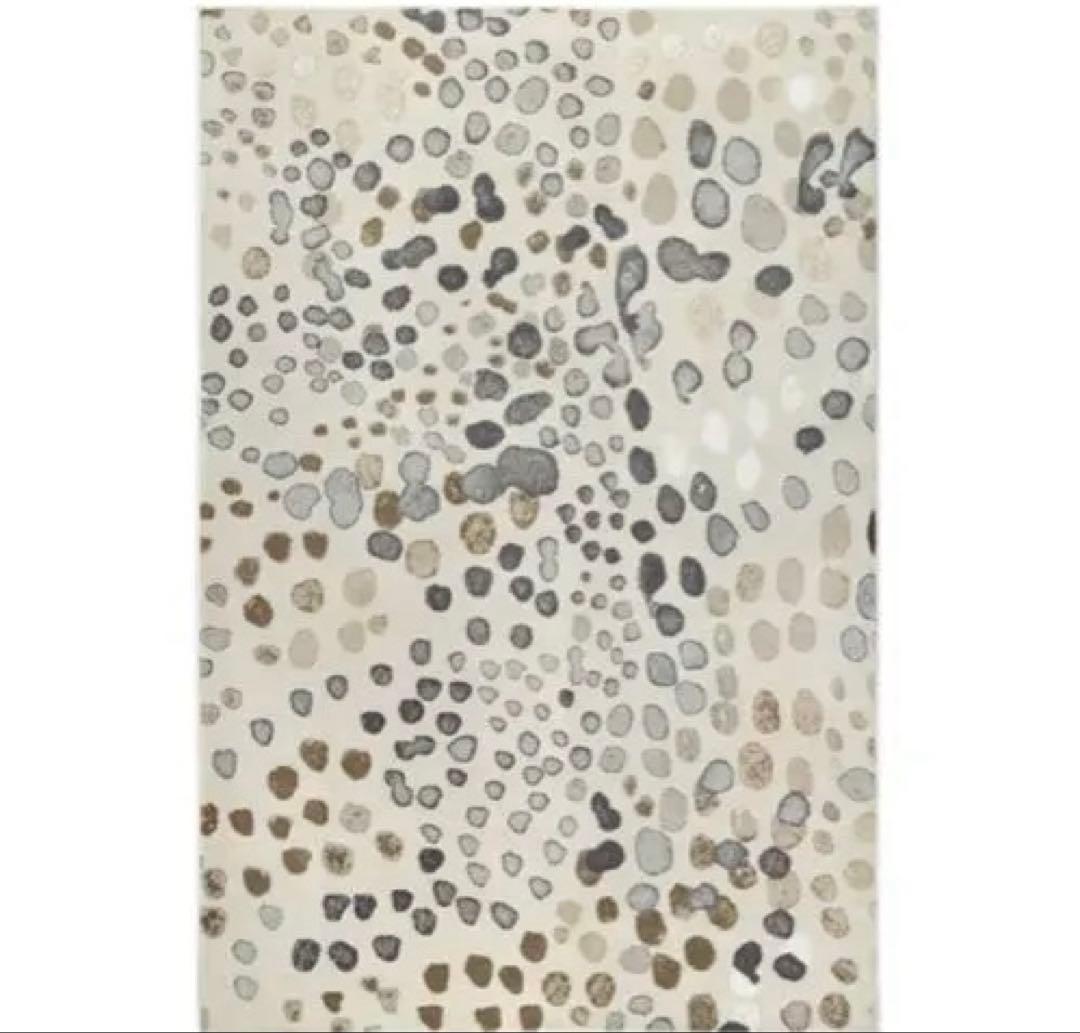 IKEA/イケアDUBBELFIL ドゥベルフィル ラグ パイル　ドット