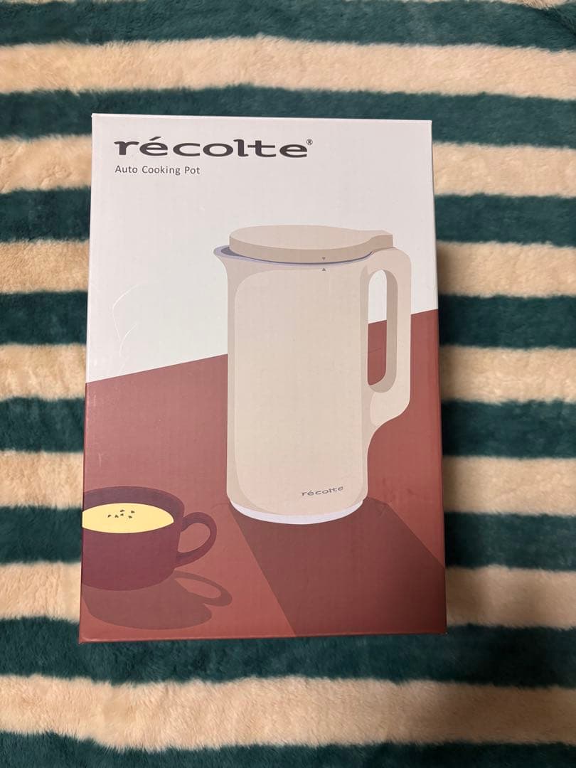 【新品未開封】レコルト自動調理ポット クリームホワイト
