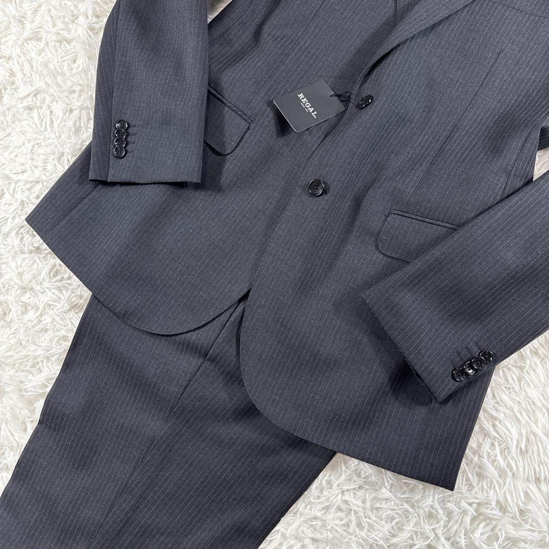 【大きいサイズ】2パンツ 未使用タグ付き REGAL スーツ A9 グレー