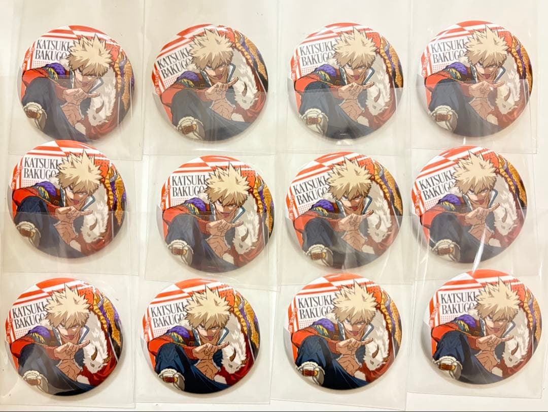 僕のヒーローアカデミア ヒロアカ 爆豪　勝己 十傑 缶バッジ TOHO 12個