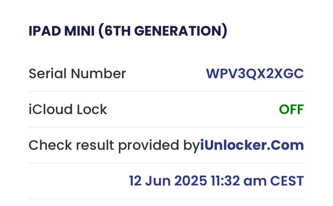 iPad mini 6 64gb Wi-Fiモデル シルバー　ジャンク