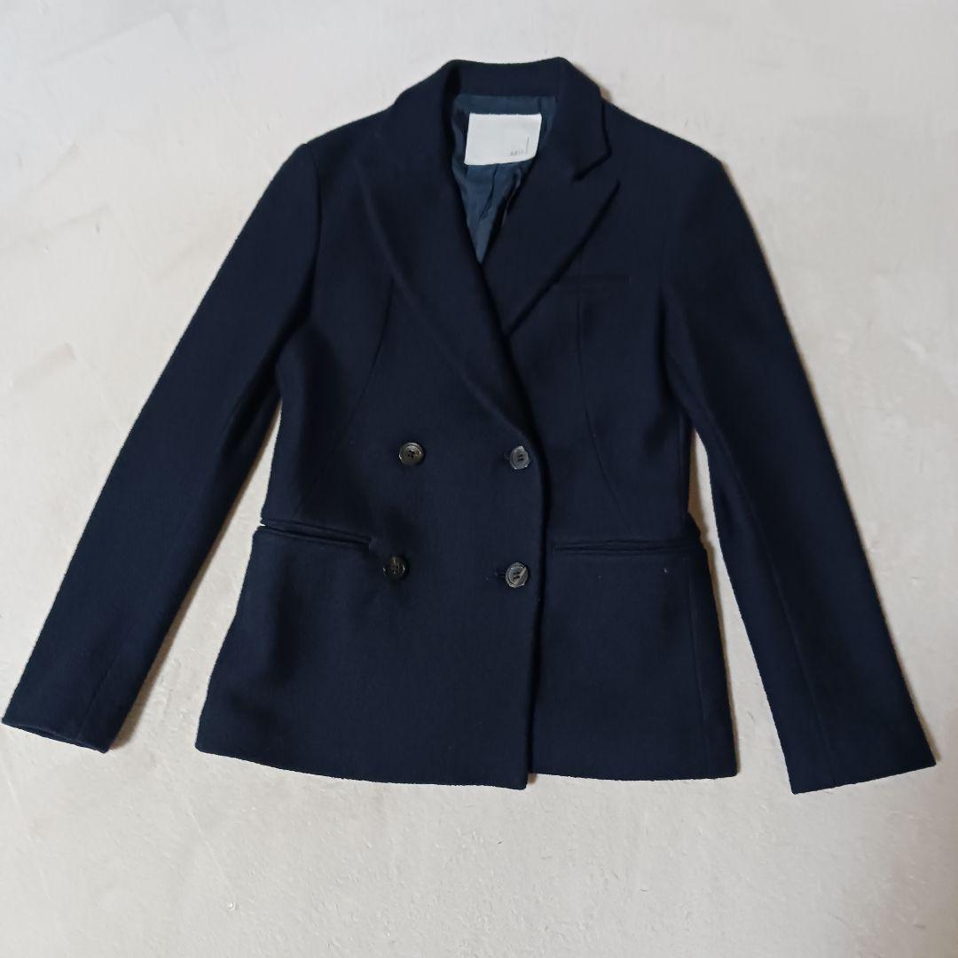 エッフェ ビームス　スーツ　セットアップ　タイトロングスカート　ジャケット　濃紺