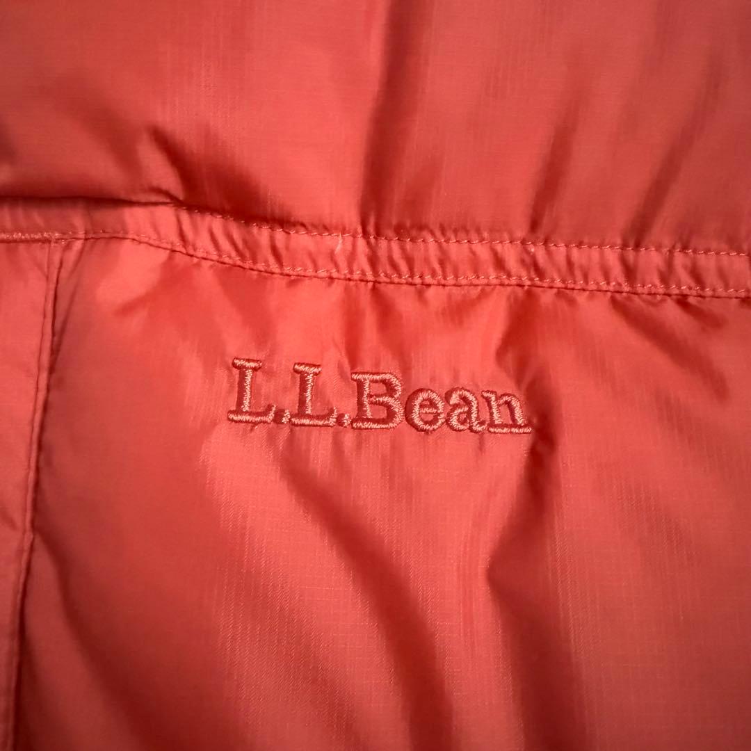 美品☆L.L.Bean エルエルビーン ダウンベスト オレンジ 極暖