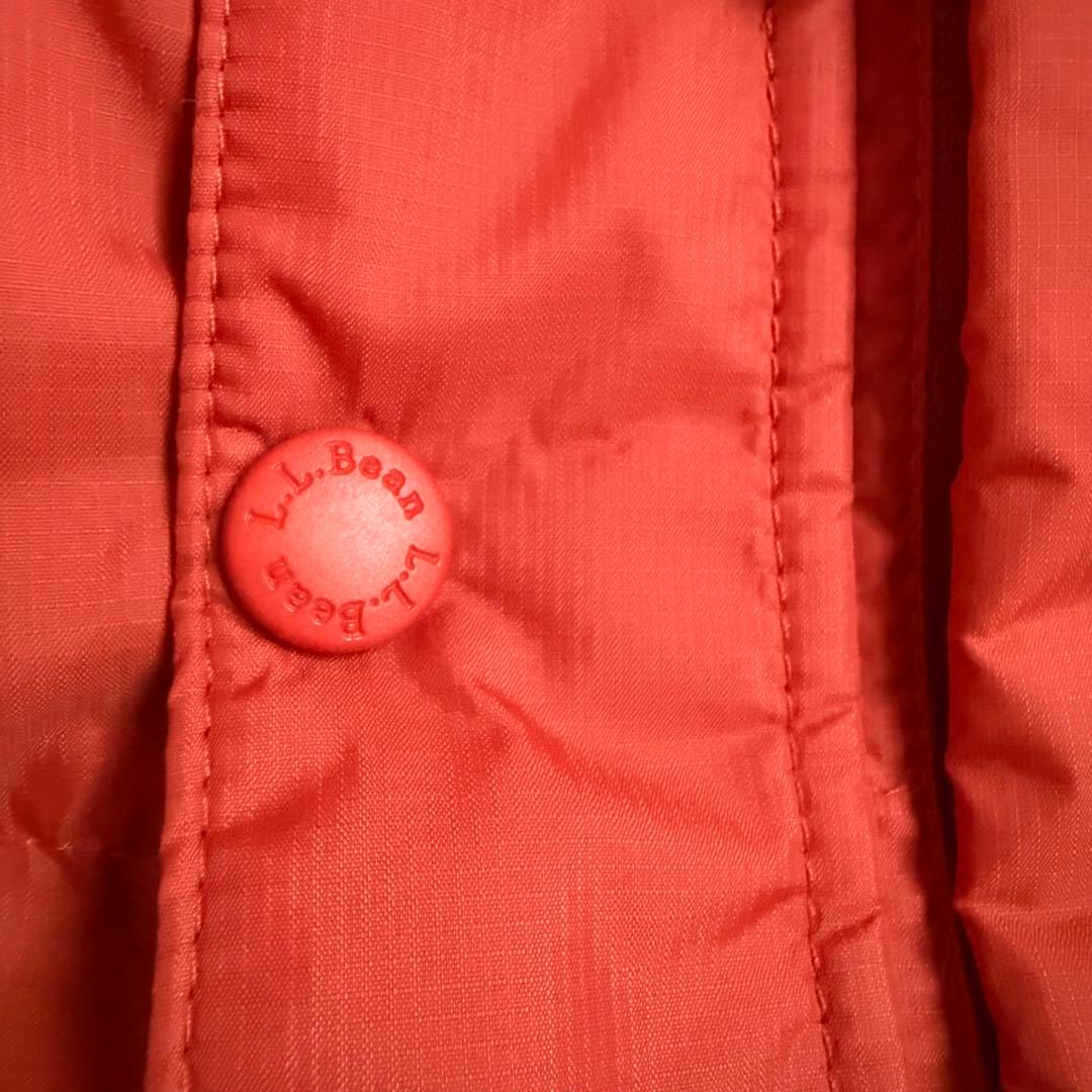 美品☆L.L.Bean エルエルビーン ダウンベスト オレンジ 極暖