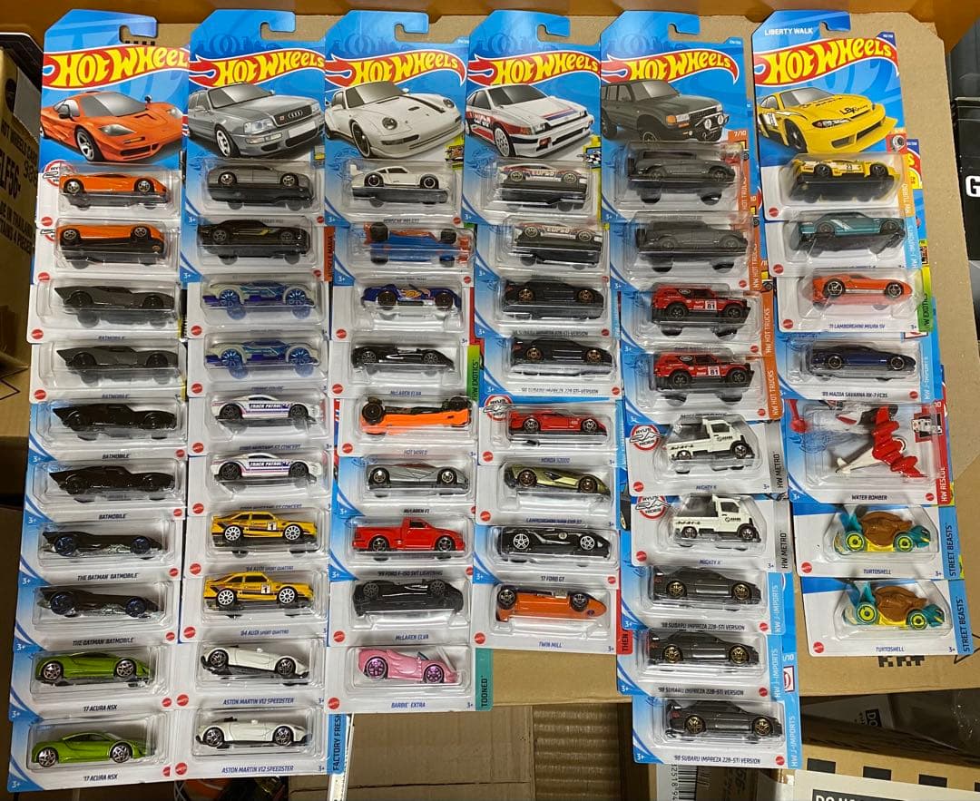 新品未開封　ホットウィール　Hot Wheels 53台セット
