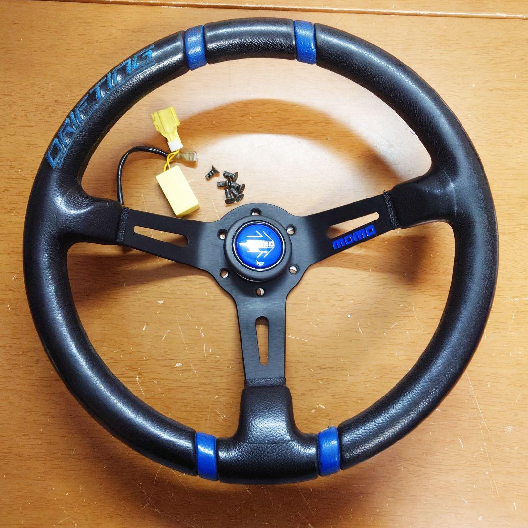 ぎ*。様 MOMO DRIFTING ステアリング 本体　ホーンボタン付き　正規