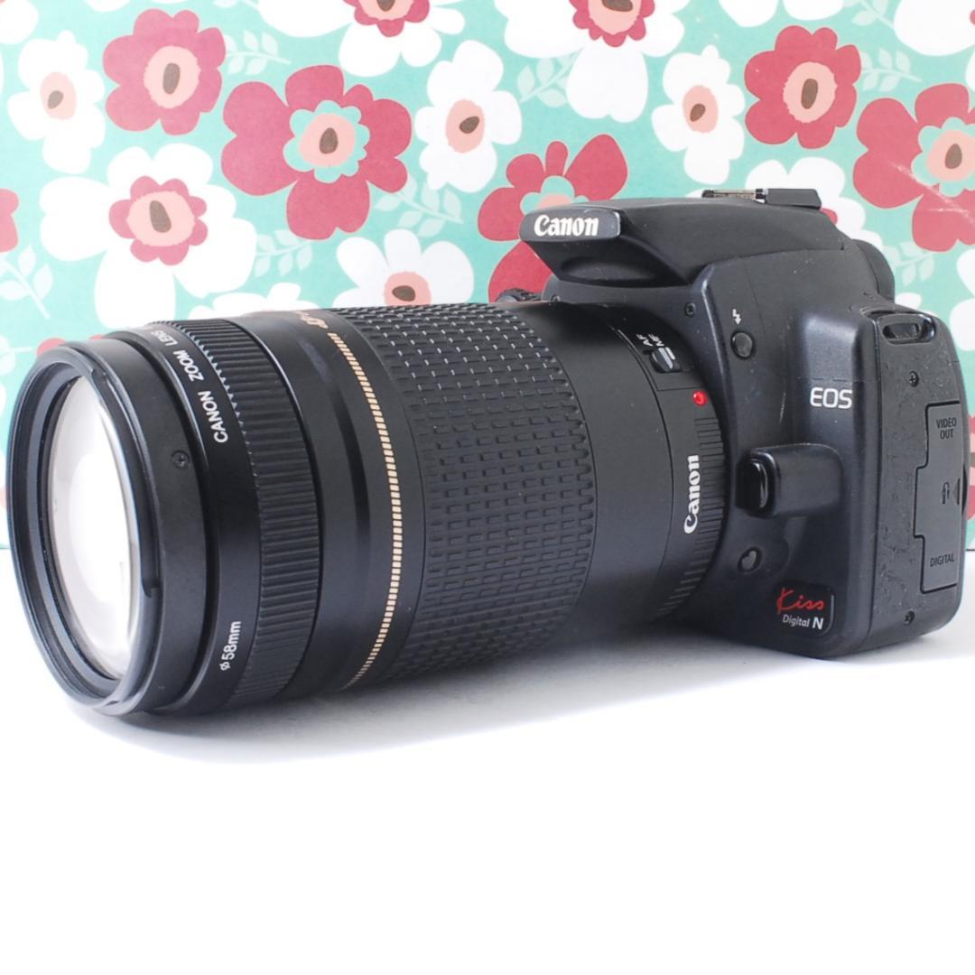 ❤初心者にオススメ❤Canon kiss N❤スマホに転送❤超望遠レンズ❤